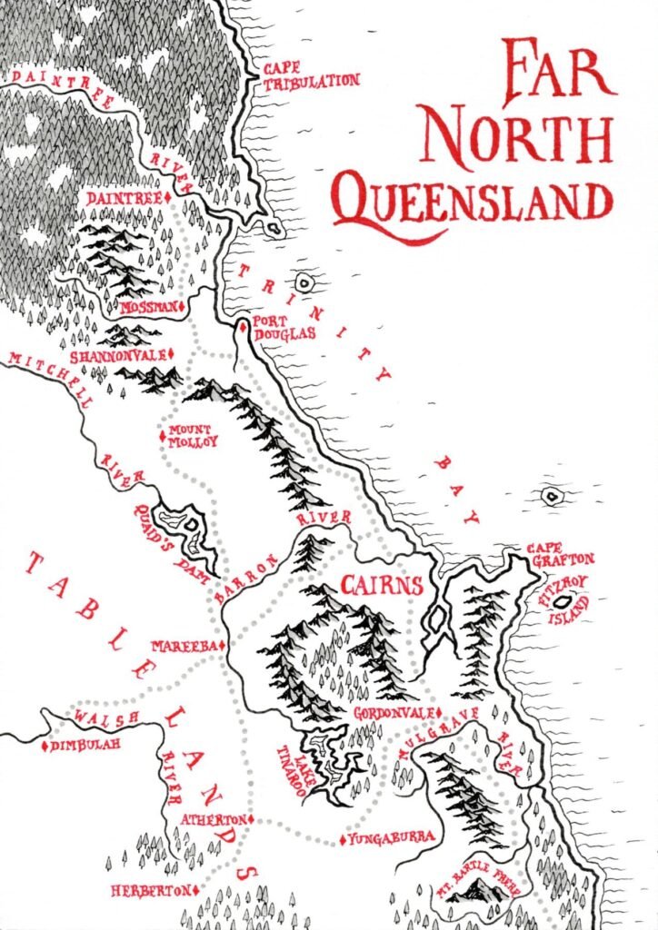 Far North Queensland Map